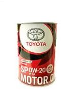 Toyota Motor Oil GF-6A SP 0w20 (1л)