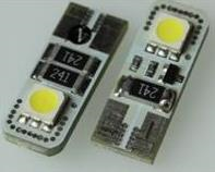 T10 BM 2SMD (size5050)W5W(W2,1x9,5d) 12V светодиод WHITE 1.4 W 18lm (с резистором) TM Nord YADA