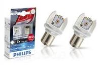 Philips P21W X-Treme Vision LED Red x2