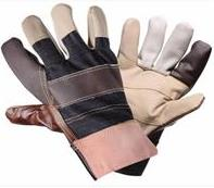 Перчатки кожаные, комбинированные (защитные от механических повреждений)
