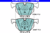 13.0470-7168.2_колодки дисковые з.! Ceramic BMW E65/E66 3.5i/3.0D 01&gt