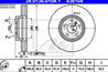 24.0136-0104.1_диск тормозной передний! bmw x5 4.6is 02&gt/4.8is 04&gt