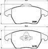 Klocki hamulcowe tuningowe  przod citroen c4  c4 i peugeot 207  207 s