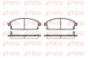 674 12_ 572466B !колодки дисковые п. Nissan Patfi