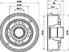 Барабан тормозной RENAULT LOGAN/CLIO/MEGANE (d 180mm)