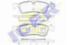 Колодки тормозные дисковые задние 181599 от производителя ICER