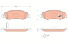 GDB3363_ 702 21 !колодки дисковые п. Suzuki Wagon