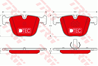 Колодки задние bmw x5 f15  x6 e71-72 gdb1892dte
