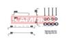 Ремкомплект барабанных тормозных колодок KAMOKA