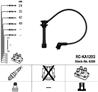 NGK 6209 Провода в/в KIA CARENS/SHUMA II/RIO -05