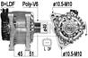 209438 Генератор CITROEN C4  PEUGEOT 207/307 1.4/1.6