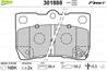 Колодки тормозные дисковые задние 301888 от производителя VALEO