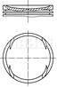 011 77 01_поршень! d86x1.5x1.5x3 +0.5 Opel Kadett/Vectra/Astra 2.0 16V 88&gt