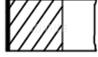 039 24 n1  ! d83x2x2x3 +0.5 (1) citroen xantia  peugeot 405 1.9d 88&gt
