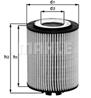 [ox182d] knecht (mahle filter) фильтр масляный
