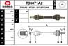 T39071A2_привод левый! 621mm ABS Peugeot 406 2.2/