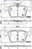 КОЛОДКИ ЗАД AUDI A3/VW GOLF VII 12-