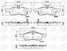 Колодки зад hon civic ix 1.4/1.8i-vtec/1.6/2.2i-dtec 12-