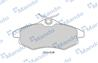 Колодки тормозные CITROEN C2,C3 (02-) (1.1/1.4) передние (4шт.) MANDO