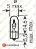 ЛАМПА НАКАЛИВАНИЯ W1.2W 12V