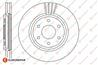 Диск тормозной NISSAN NP300 NAVARA (D40) 2.5 dCi 2004>, front, D=295,6mm