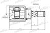 Шрус внутренний правый 25x40x22 nissan almera b10r