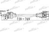 Полуось передний мост справа 23x739x58 8x23 ABS:44