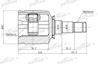 Шрус внутренний левый 20x35x25 toyota carina e at1