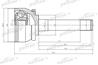 ШРУС наружный 28x56x34 HYUNDAI TERRACAN 01-