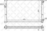10-26423-SX_радиатор системы охлаждения! Seat Cordoba VW Polo 1.6-2.0/TDi 93>