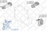 25-17220-sx подушка двигателя передняя honda civic fd 2006-2012