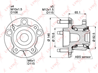 WH-1116 Ступица колеса | зад прав/лев | LYNXauto