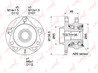 Wh-1359 ступица передняя в сборе audi a3 1.0-2.0 12&gt / tt 1.8-2.5 14&gt 