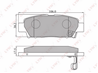 Bd-7513 колодки тормозные задние toyota avalon 95-00 crown 2.0-2.4 95-01 mark ii