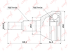 Co-3779 шрус наружный chevrolet captiva 2.0d-3.2 06&gt  opel antara 2.0d