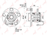 Wh-1370 ступица задняя в сборе suzuki sx4 1.6-2.0d 4wd jpn 06gt lynxaut