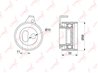 PB-1217 Ролик натяжной ГРМ LYNXauto