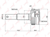 CO-3775A ШРУС наружный NISSAN X-Trail(T31) 2.0-2.5 07] / Qashqai 1.5D-2.0 06] / Cube 1.4 05] / Note...