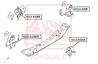 Подушка двигателя левая NISSAN NISSAN MAXIMA/CEFIRO A33 1998-2006