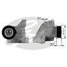 GATES T38316 Натяж.прив.ремня FORD FOCUS I 1.4/1.6 98-04