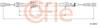 Трос стояночного тормоза передн NISSAN INTERSTAR all DS2,5-2,8Dti see Ren Master-Opel Movano 10/97-