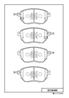 Колодки тормозные дисковые передние D1264M от фирмы MK Kashiyama