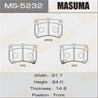Колодки тормозные дисковые MS5232 от фирмы MASUMA
