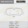 Колодки дисковые MASUMA, AN-4467K, P44013 rear (1/12)