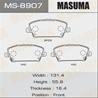 Колодки тормозные дисковые MS8907 от фирмы MASUMA