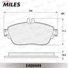 Колодки тормозные mercedes a(w176) 12-/b(w246) 11- передние l 144мм lowmetallic