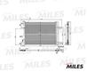 MILES ACCB014 Конденсер OPEL ASTRA J 1.4-1.7 09-