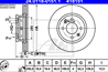 Диск торм hyu i20 1.2 08- пер вент 256x18