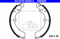 Колодки торм.бар.SUZUKI VITARA 88-98SAMURAI 98-03.0137-0224.2 419600GS8301