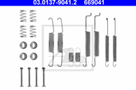 К-кт установочный задних колодок VW GOLF III 1.4-2.8 91-97